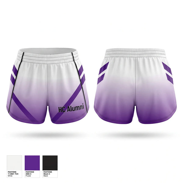 Womens Shorts, HC Alumni, Cross Country, Teamtime, Team time, sublimation, custom sports apparel, team uniforms, spirit wear, spiritwear, sports uniforms, custom shirts, team store, custom team store, fundraiser sports, apparel fundraiser