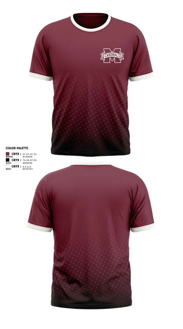 Short Sleeve Rash Guard Shirt, Maud Cardinals, Baseball, Teamtime, Team time, sublimation, custom sports apparel, team uniforms, spirit wear, spiritwear, sports uniforms, custom shirts, team store, custom team store, fundraiser sports, apparel fundraiser