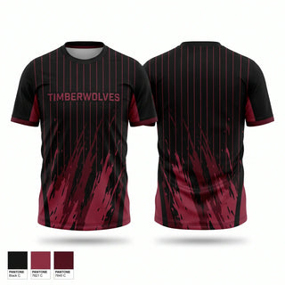 Soft Poly Tee Cotton Like Feel, Timberwolves, Softball, Teamtime, Team time, sublimation, custom sports apparel, team uniforms, spirit wear, spiritwear, sports uniforms, custom shirts, team store, custom team store, fundraiser sports, apparel fundraiser