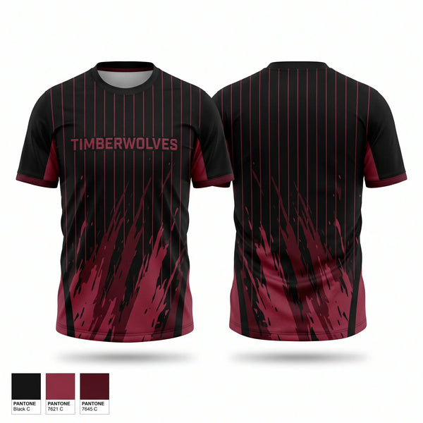 Soft Poly Tee Cotton Like Feel, Timberwolves, Softball, Teamtime, Team time, sublimation, custom sports apparel, team uniforms, spirit wear, spiritwear, sports uniforms, custom shirts, team store, custom team store, fundraiser sports, apparel fundraiser