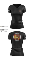 Station 30 4889305 Women's Short Sleeve V-neck Shirt - 100