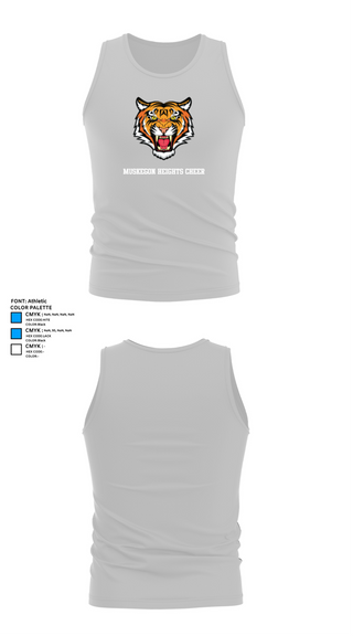 Tank Top, Muskegon Heights Cheer, Cheer, Teamtime, Team time, sublimation, custom sports apparel, team uniforms, spirit wear, spiritwear, sports uniforms, custom shirts, team store, custom team store, fundraiser sports, apparel fundraiser