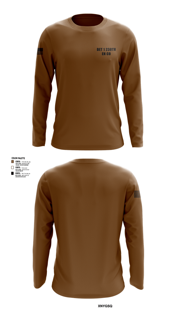 Long Sleeve Performance Shirt, Det 1 230th En CO, National Guard, Teamtime, Team time, sublimation, custom sports apparel, team uniforms, spirit wear, spiritwear, sports uniforms, custom shirts, team store, custom team store, fundraiser sports, apparel fundraiser