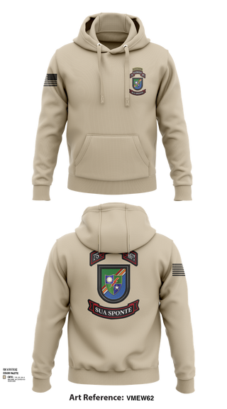 Hoodie, 3rd/75th Ranger Regiment, , Teamtime, Team time, sublimation, custom sports apparel, team uniforms, spirit wear, spiritwear, sports uniforms, custom shirts, team store, custom team store, fundraiser sports, apparel fundraiser