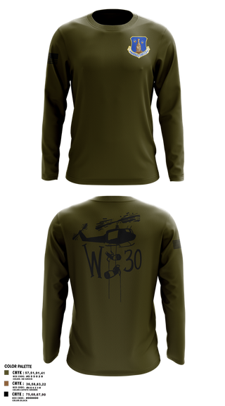 Long Sleeve Performance Shirt, 145th LRS/LGVM, , Teamtime, Team time, sublimation, custom sports apparel, team uniforms, spirit wear, spiritwear, sports uniforms, custom shirts, team store, custom team store, fundraiser sports, apparel fundraiser