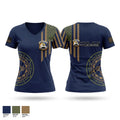 Deming PD Women's Short Sleeve V-neck Shirt - 1