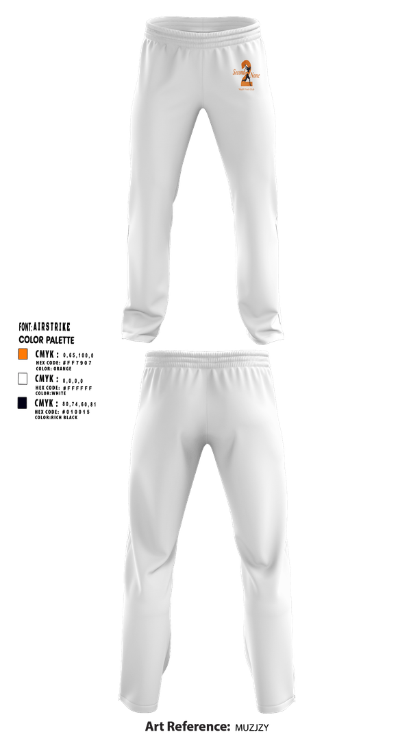 Sweatpants, Second2None, Track & Field, Teamtime, Team time, sublimation, custom sports apparel, team uniforms, spirit wear, spiritwear, sports uniforms, custom shirts, team store, custom team store, fundraiser sports, apparel fundraiser