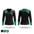 Manitoulin Lady Panthers Women's Long Sleeve V-neck Shirt - 1