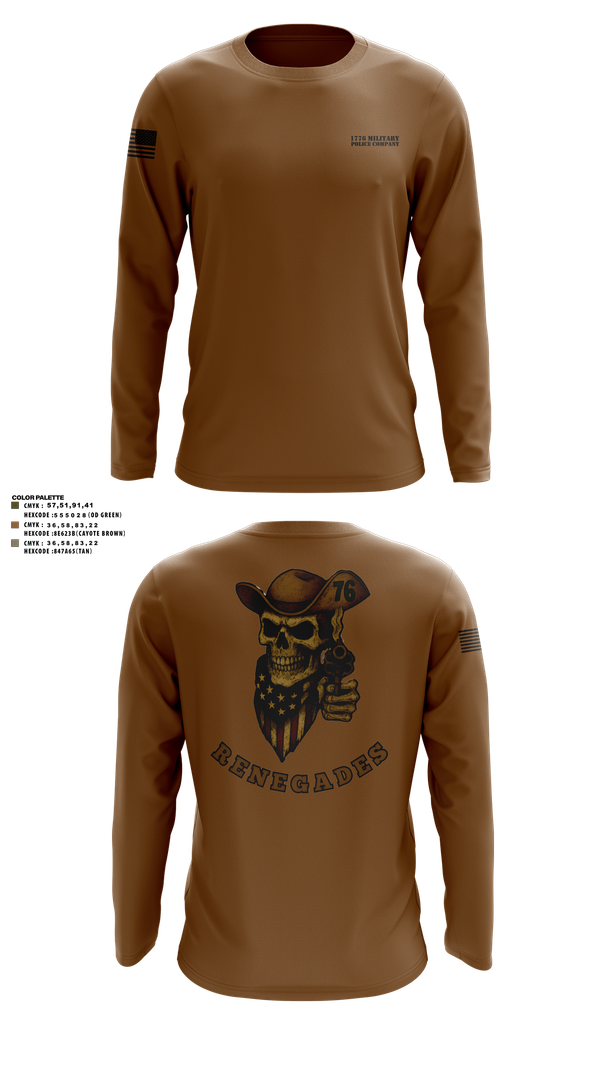 Long Sleeve Performance Shirt, 1776 Military Police Company, , Teamtime, Team time, sublimation, custom sports apparel, team uniforms, spirit wear, spiritwear, sports uniforms, custom shirts, team store, custom team store, fundraiser sports, apparel fundraiser