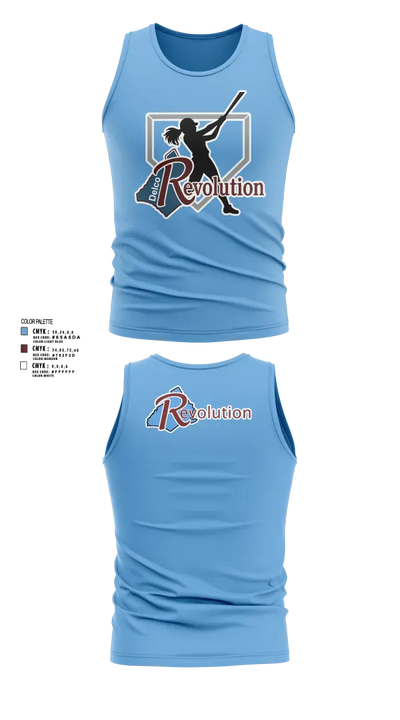 Revolution Delco 14U White 16539656 Tank Top - 3