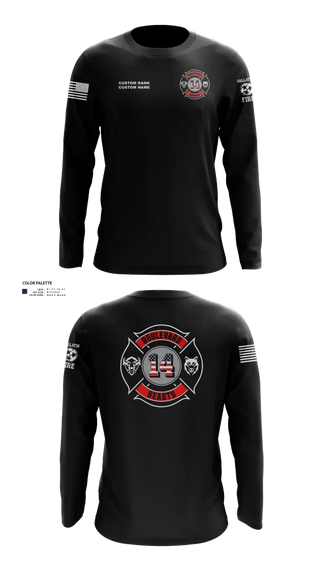 Long Sleeve Performance Shirt, Gallatin Fire Department Station 4, Fire Department, Teamtime, Team time, sublimation, custom sports apparel, team uniforms, spirit wear, spiritwear, sports uniforms, custom shirts, team store, custom team store, fundraiser sports, apparel fundraiser