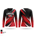 Eagles Women's Long Sleeve V-neck Shirt - 1