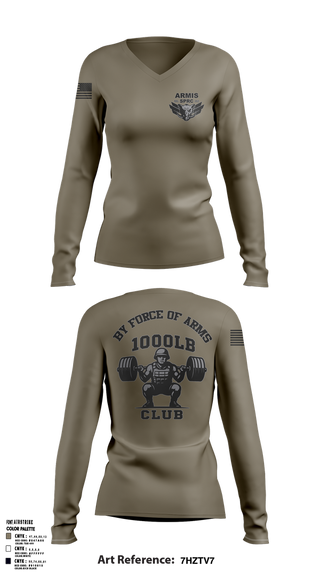 Womens Long Sleeve Vneck Shirt, Armis SPRC, , Teamtime, Team time, sublimation, custom sports apparel, team uniforms, spirit wear, spiritwear, sports uniforms, custom shirts, team store, custom team store, fundraiser sports, apparel fundraiser