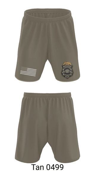 Athletic Shorts With Pockets, McCaysville Police Department, Police, Teamtime, Team time, sublimation, custom sports apparel, team uniforms, spirit wear, spiritwear, sports uniforms, custom shirts, team store, custom team store, fundraiser sports, apparel fundraiser