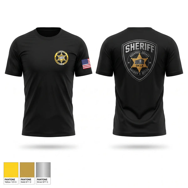 Short Sleeve Performance Shirt, Muskogee county sheriff, Police, Teamtime, Team time, sublimation, custom sports apparel, team uniforms, spirit wear, spiritwear, sports uniforms, custom shirts, team store, custom team store, fundraiser sports, apparel fundraiser