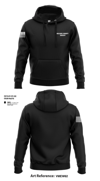 Hoodie, Orleans County Sheriff, Police, Teamtime, Team time, sublimation, custom sports apparel, team uniforms, spirit wear, spiritwear, sports uniforms, custom shirts, team store, custom team store, fundraiser sports, apparel fundraiser