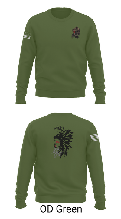 101st airborne 1-327 35416174 Crew Neck Sweatshirt - 45