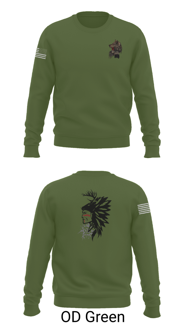 Crew Neck Sweatshirt, 101st airborne 1-327, Army, Teamtime, Team time, sublimation, custom sports apparel, team uniforms, spirit wear, spiritwear, sports uniforms, custom shirts, team store, custom team store, fundraiser sports, apparel fundraiser