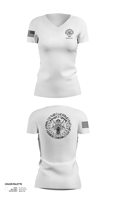 Denver MRCO 92797662 Women's Short Sleeve V-neck Shirt - 23