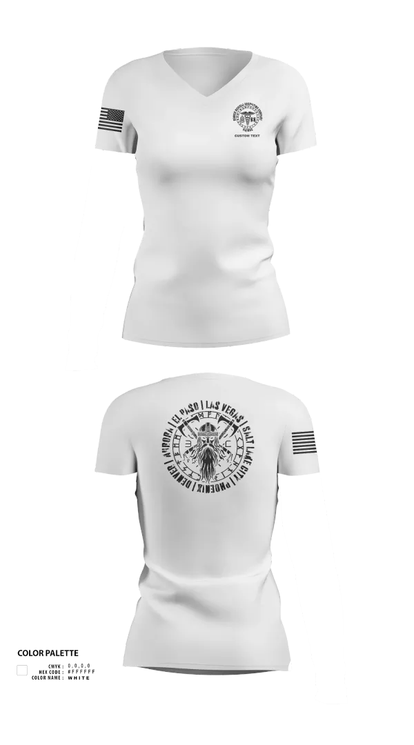 Womens Short Sleeve Vneck Shirt, Denver MRCO, , Teamtime, Team time, sublimation, custom sports apparel, team uniforms, spirit wear, spiritwear, sports uniforms, custom shirts, team store, custom team store, fundraiser sports, apparel fundraiser