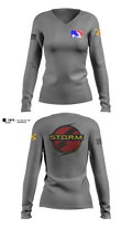 H2F STORM Women's Long Sleeve V-neck Shirt - 45