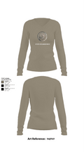 1st Det. Royal Lao Airborne 88518562 Women's Long Sleeve V-neck Shirt - 62
