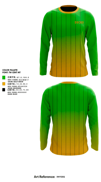 Ducks 32980493 Long Sleeve Performance Shirt 1