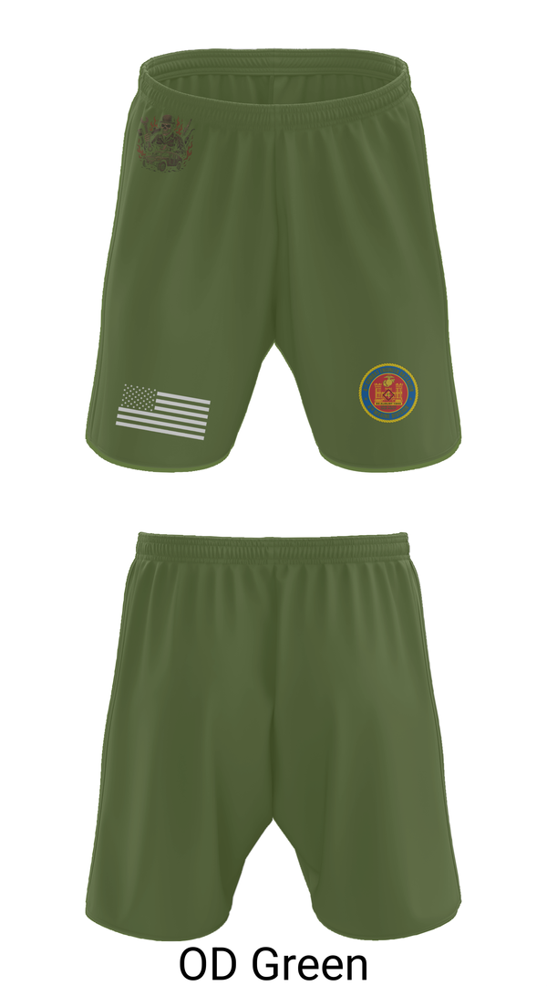 Athletic Shorts With Pockets, 4th Combat Engineer Battalion A Co, Marines, Teamtime, Team time, sublimation, custom sports apparel, team uniforms, spirit wear, spiritwear, sports uniforms, custom shirts, team store, custom team store, fundraiser sports, apparel fundraiser