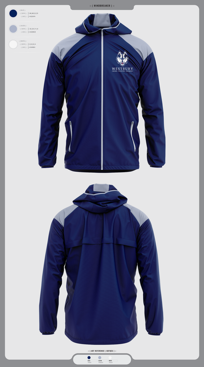 Westbury Cross Country Huskies 56944951 Windbreaker - 1