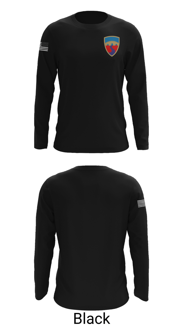 Long Sleeve Performance Shirt, HHC, 155th CSSB, Army, Teamtime, Team time, sublimation, custom sports apparel, team uniforms, spirit wear, spiritwear, sports uniforms, custom shirts, team store, custom team store, fundraiser sports, apparel fundraiser