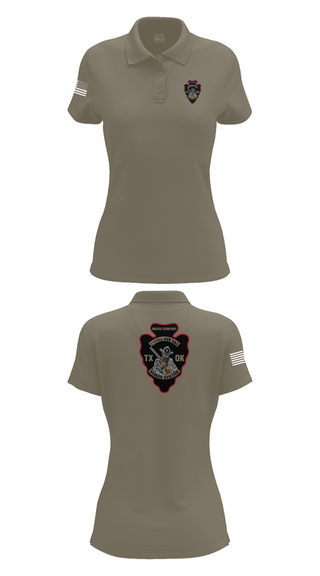 Womens Short Sleeve Performance Polo, B CO 1-114TH AVN S&S, Army, Teamtime, Team time, sublimation, custom sports apparel, team uniforms, spirit wear, spiritwear, sports uniforms, custom shirts, team store, custom team store, fundraiser sports, apparel fundraiser