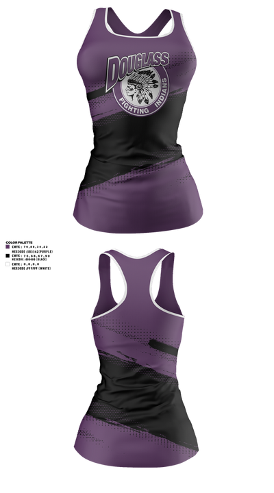 Douglass Fighting Indians Cheer 4688146 Tank Top - 1
