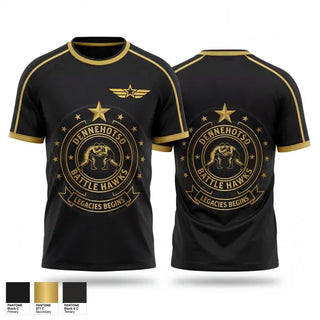 Old School Cotton Feel Shirt, Dennehotso Battle Hawks, Wrestling, Teamtime, Team time, sublimation, custom sports apparel, team uniforms, spirit wear, spiritwear, sports uniforms, custom shirts, team store, custom team store, fundraiser sports, apparel fundraiser