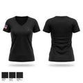 EDGE AIU Women's Short Sleeve V-neck Shirt - 1