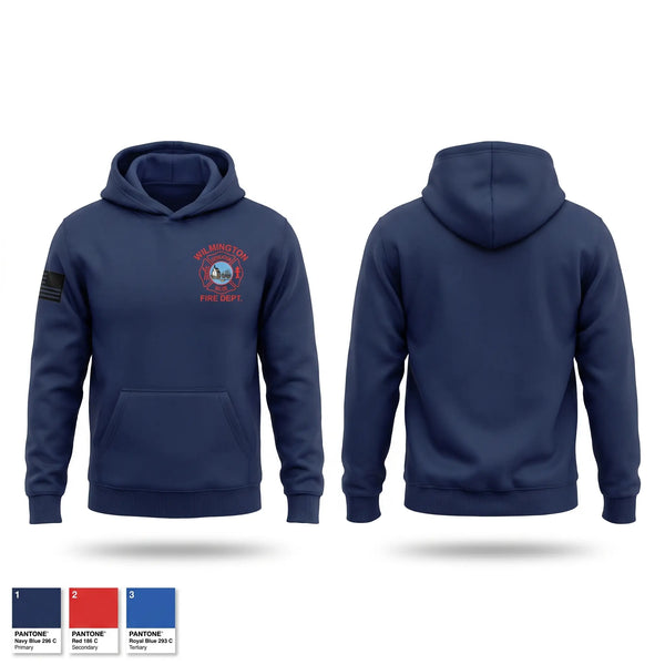 Hoodie, Wilmington fire department, Fire Department, Teamtime, Team time, sublimation, custom sports apparel, team uniforms, spirit wear, spiritwear, sports uniforms, custom shirts, team store, custom team store, fundraiser sports, apparel fundraiser