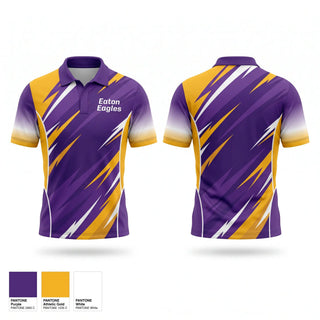 Short Sleeve Performance Polo, Eaton Eagles, Cross Country, Teamtime, Team time, sublimation, custom sports apparel, team uniforms, spirit wear, spiritwear, sports uniforms, custom shirts, team store, custom team store, fundraiser sports, apparel fundraiser