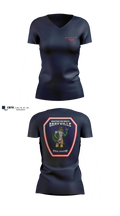 Marathon Fire Rescue Women's Short Sleeve V-neck Shirt - 23