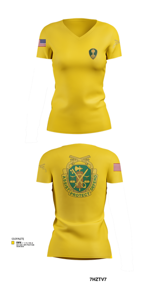 Womens Short Sleeve Vneck Shirt, 785th Military Police Battalion, , Teamtime, Team time, sublimation, custom sports apparel, team uniforms, spirit wear, spiritwear, sports uniforms, custom shirts, team store, custom team store, fundraiser sports, apparel fundraiser