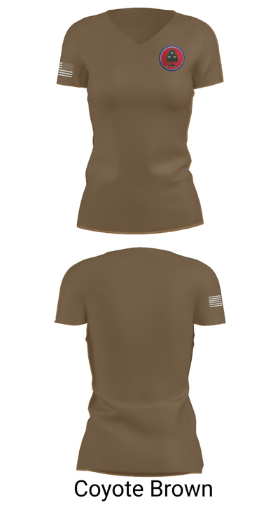 208th MCAS 6752981 Women's Short Sleeve V-neck Shirt - 8