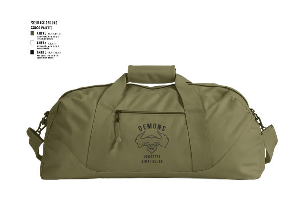Duffle Bag, D-co 1-173 1st PLT, , Teamtime, Team time, sublimation, custom sports apparel, team uniforms, spirit wear, spiritwear, sports uniforms, custom shirts, team store, custom team store, fundraiser sports, apparel fundraiser
