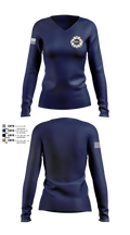 Camp dick fire & rescue Women's Long Sleeve V-neck Shirt - 123