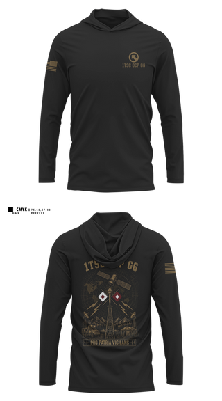 Long Sleeve Performance Shirt with hood, 1 TSC OCP G6, Army, Teamtime, Team time, sublimation, custom sports apparel, team uniforms, spirit wear, spiritwear, sports uniforms, custom shirts, team store, custom team store, fundraiser sports, apparel fundraiser
