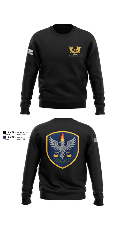 US Army Special Victims’ Counsel 25692350 Crew Neck Sweatshirt - 3