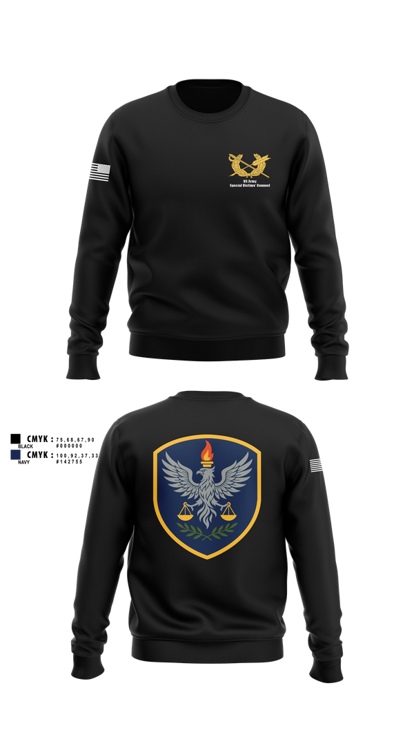 Crew Neck Sweatshirt, US Army Special Victims’ Counsel, , Teamtime, Team time, sublimation, custom sports apparel, team uniforms, spirit wear, spiritwear, sports uniforms, custom shirts, team store, custom team store, fundraiser sports, apparel fundraiser