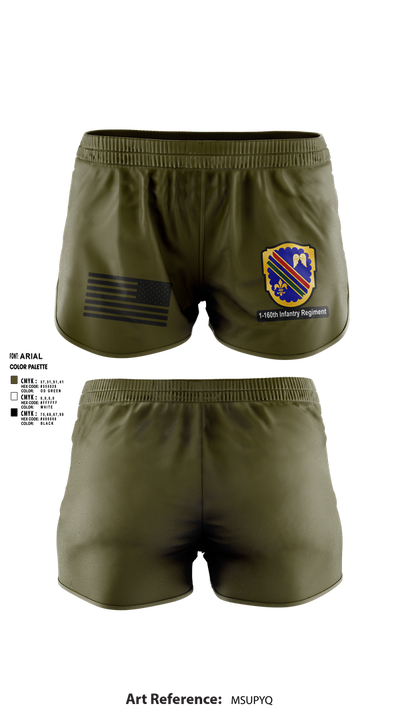 Co A, 1st-160th INF, 79th IBCT 97835057 Ranger Panties - 1