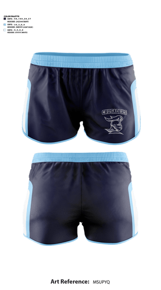 Ranger Panties, Crusaders, Women's Basketball, Teamtime, Team time, sublimation, custom sports apparel, team uniforms, spirit wear, spiritwear, sports uniforms, custom shirts, team store, custom team store, fundraiser sports, apparel fundraiser