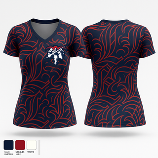 Womens Short Sleeve Vneck Shirt, team name, Baseball, Teamtime, Team time, sublimation, custom sports apparel, team uniforms, spirit wear, spiritwear, sports uniforms, custom shirts, team store, custom team store, fundraiser sports, apparel fundraiser