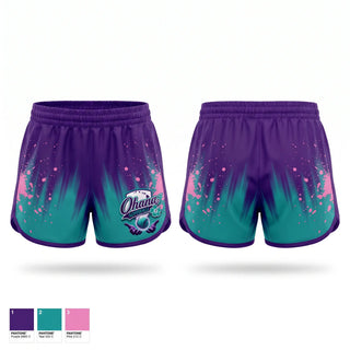 Womens Shorts, Ohana, Softball, Teamtime, Team time, sublimation, custom sports apparel, team uniforms, spirit wear, spiritwear, sports uniforms, custom shirts, team store, custom team store, fundraiser sports, apparel fundraiser
