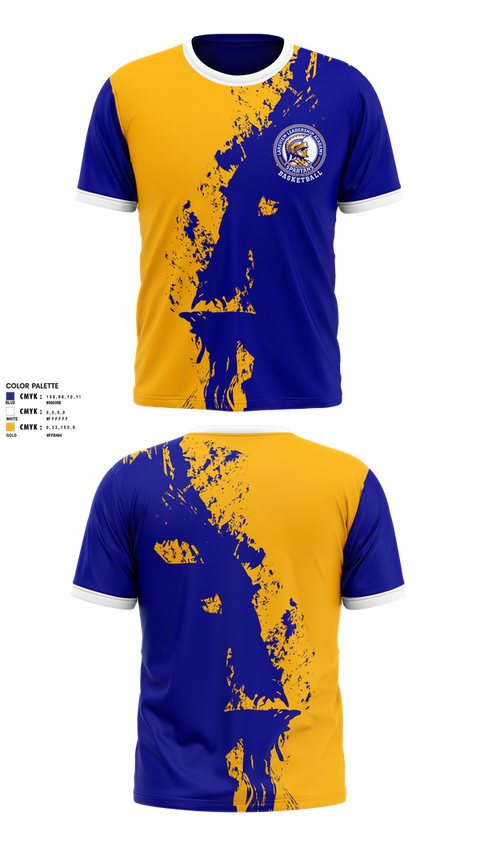 Short Sleeve Performance Shirt, Spartans, Men's Basketball, Teamtime, Team time, sublimation, custom sports apparel, team uniforms, spirit wear, spiritwear, sports uniforms, custom shirts, team store, custom team store, fundraiser sports, apparel fundraiser