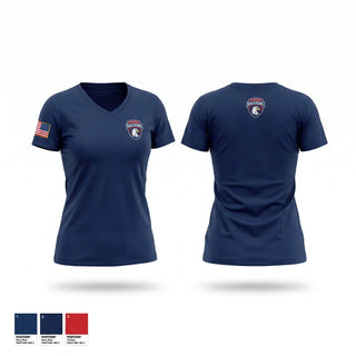 Womens Short Sleeve Vneck Shirt, Strasburg Police, Police, Teamtime, Team time, sublimation, custom sports apparel, team uniforms, spirit wear, spiritwear, sports uniforms, custom shirts, team store, custom team store, fundraiser sports, apparel fundraiser